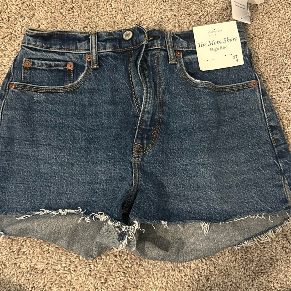 NWT Abercrombie curve love mom short size 4 (27)